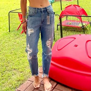 NWT Buffalo David Bitton High-Rise Dayglow Jeans